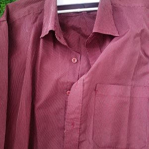 Maroon Color Formal Shirt