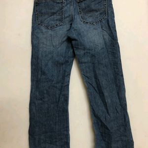 place cotton bootcut jeans