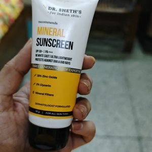 Dr Sheths Mineral Sunscreen New Pack