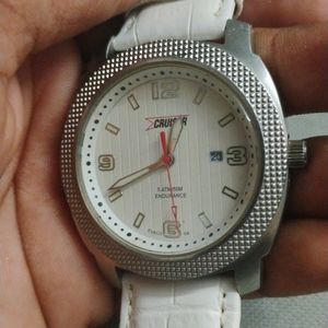 Cruiser Mens Cream White Watch