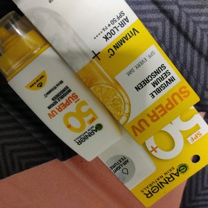 Garnier Natural SUPER UV invisible Serum Sunscreen