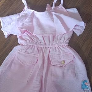 Pink Rompers For 6+ Month