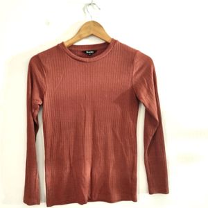 Mauve Fine Knitted Top ( Women )