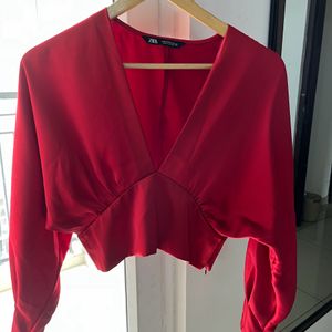 ZARA Red Top