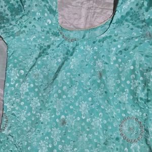 Light Blue Kurti