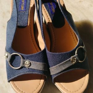 Stylish Blue Wedges