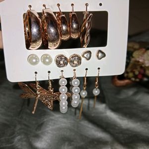 9 Pair Of Earings