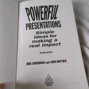 Powerful Presentations Book