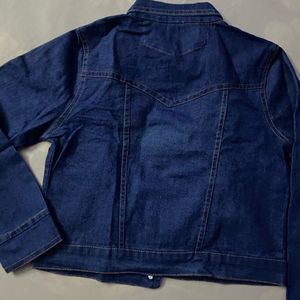 Washed Button Down Denim Jacket