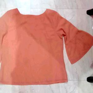 ( 100%Polyester) Stylish Top🧡