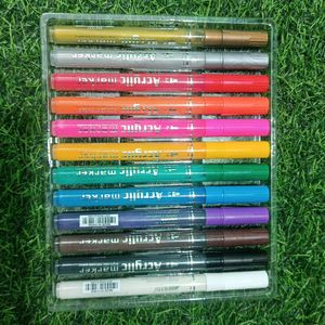 Acrylic Marker Set Of 12