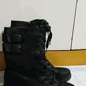 Black Combat Boots