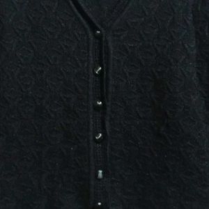 Jet Black Cardigan