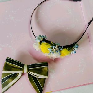 Combo Of Two Hair Accessories ✨☘️