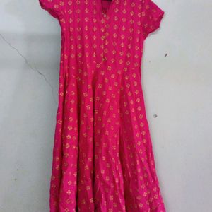 Sangria Pink Kurta