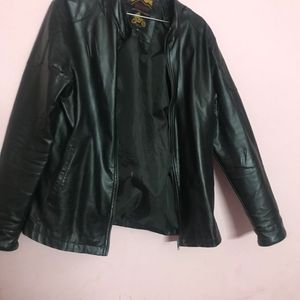 Black Pure Leather Mens Jacket