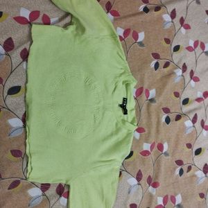 Fluorescent Green Crop Top