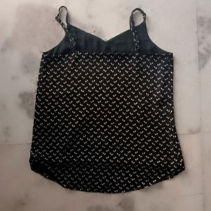 Black Strips Crop Top