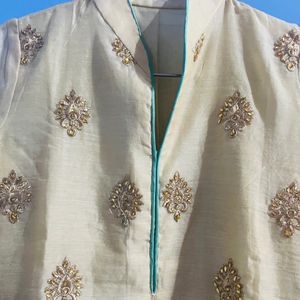 Kurta-Skirt With Banarasi Dupatta Set