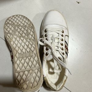 White Sneakers Size UK 4