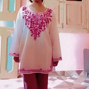 White Kurti