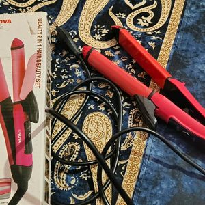 Hair Straightener and Curler 2-In-1