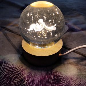 3D Crystal Lamp Ball Design7 30rs Off On Delivery
