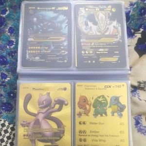 80 Pokemon Cards With Album