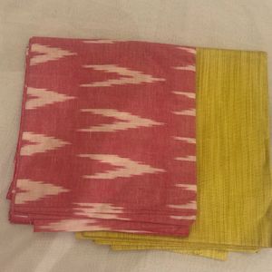 Cotton Ikat Dress Material Without Duppata
