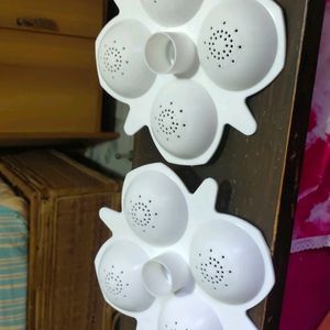 4 microwave Safe Idly Mould