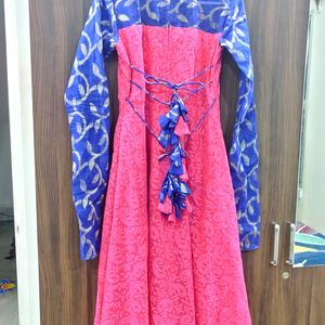 Flared Magenta Gown