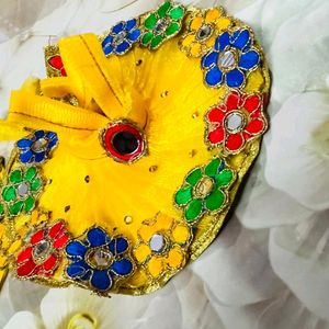 Laddu Gopal Fancy Dress Fabric Net Size 4,5,6