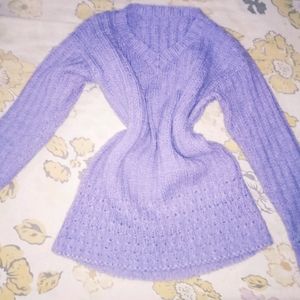 Lavender  Wollen Sweater(Hand Made) ♾️