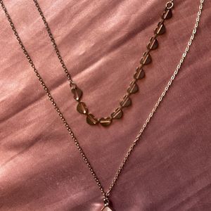 Double layer necklace