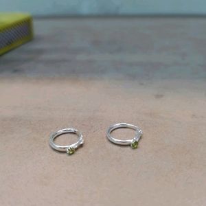 Diamond Bali Pairs Pure Silver