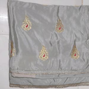 Silk Embroidered Saree