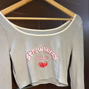 Urbanic Strawberry Crop Top