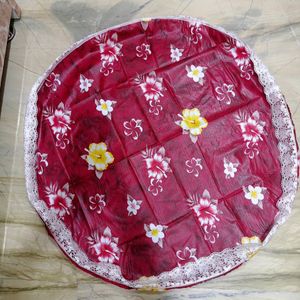 Red Round Table Cover