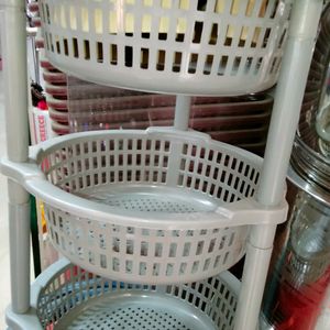 🤩3 Layer foldable Organiser basket ✨