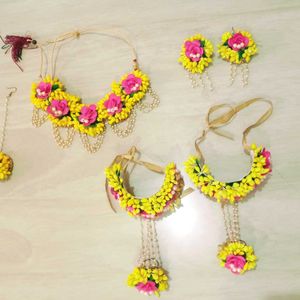 Bridal Haldi Jewellery Set 🤩