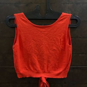 Open Backed Sleeveless Top