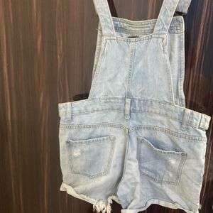 Bershka Demin Dungaree