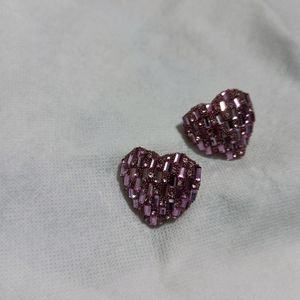 Pink "Sequin" Earrings @ ₹444