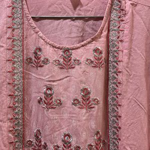 Beautiful Light Pink Anarkali