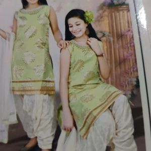 Suit With Salwar And Sharara