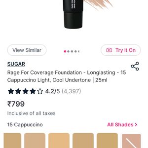 Sugar Rage For Coverage Foundation