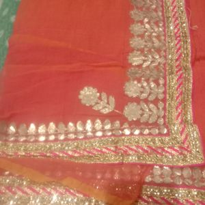 Gota Pti Orgena Saree