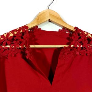 Red Lace Top (Women)