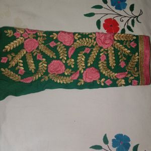 Punjabi Suit Including Embroidery Kurta & Salwar