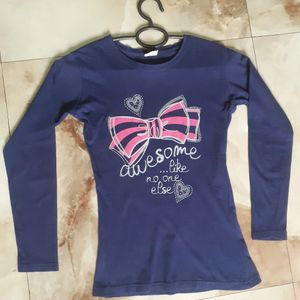 Full Sleeves Casual T-shirt for Girls